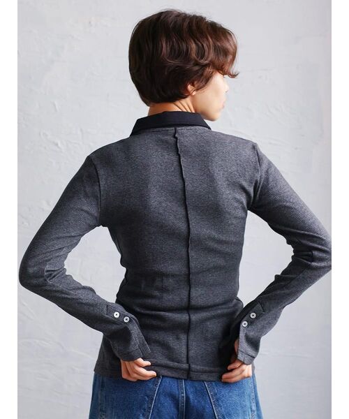 FIKA.(フィーカ)の「Prib Cardigan(カーディガン/ボレロ・レディース・グレー系/アイボリー/ブラウン/ワインレッド/エンジ・FREE)」の22枚目の写真