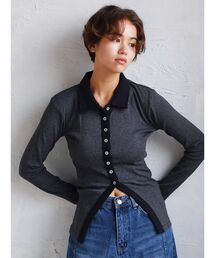 FIKA.(tB[J)Prib Cardigan(J[fBK/{)
