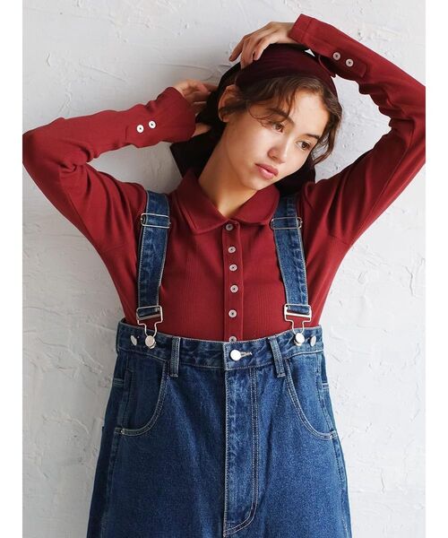 FIKA.(フィーカ)の「Prib Cardigan(カーディガン/ボレロ・レディース・グレー系/アイボリー/ブラウン/ワインレッド/エンジ・FREE)」の5枚目の写真