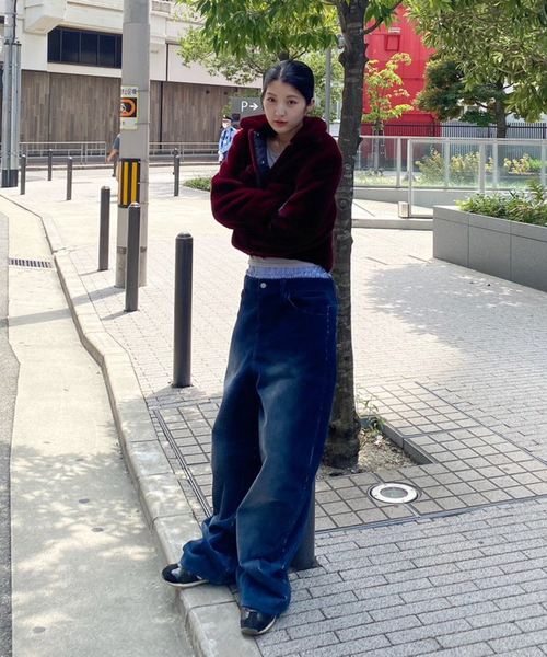 イロコイコラボ  ブラウンパンツ 雑誌MonoMax4月号掲載】GOKU楽パンツ EASY STRETCH 5ポケット