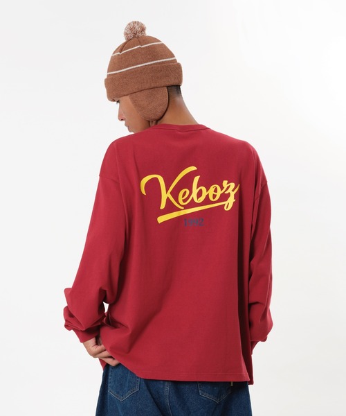 KEBOZ(ケボズ)の「ICON L/S TEE(Tシャツ/カットソー・メンズ・ホワイト/ブラック/ネイビー/グレー/レッド・S/M/L/2XL/XL)」の5枚目の写真