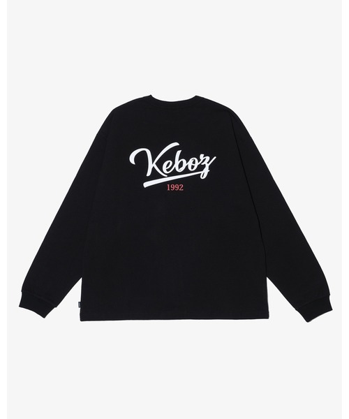 KEBOZ(ケボズ)の「ICON L/S TEE(Tシャツ/カットソー・メンズ・ホワイト/ブラック/ネイビー/グレー/レッド・S/M/L/2XL/XL)」の1枚目の写真