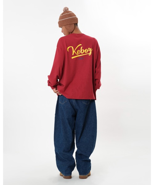 KEBOZ(ケボズ)の「ICON L/S TEE(Tシャツ/カットソー・メンズ・ホワイト/ブラック/ネイビー/グレー/レッド・S/M/L/2XL/XL)」の7枚目の写真