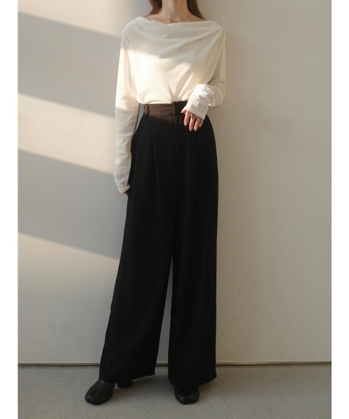 amel(エイメル)の「ブークレタックパンツ / ブラック(その他パンツ・レディース・ブラック・FREE)」の9枚目の写真