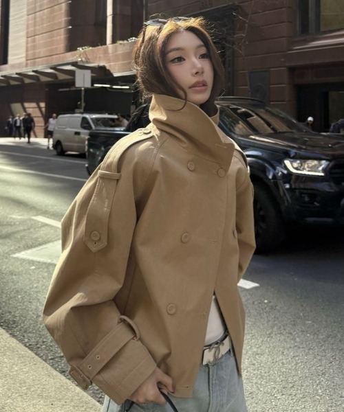 トレンチ ジャケット ダブルトレンチコート (7207R244-91) | Savile Row | 紳士服・スーツ