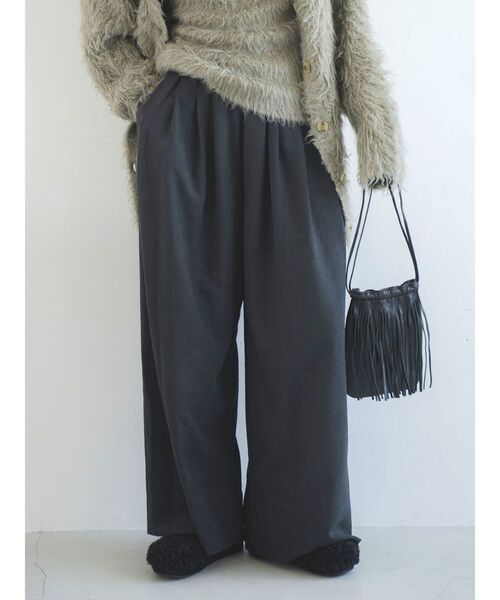 Ungrid（アングリッド）の「フリンジデザインレザーショルダーバッグ（ショルダーバッグ・レディース・ブラック・FREE）」の3枚目の写真