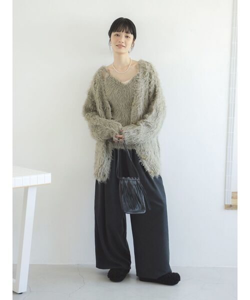 Ungrid（アングリッド）の「フリンジデザインレザーショルダーバッグ（ショルダーバッグ・レディース・ブラック・FREE）」の4枚目の写真