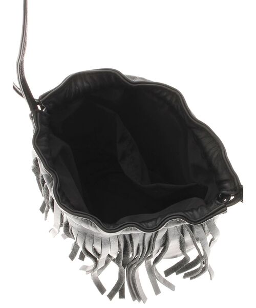 Ungrid（アングリッド）の「フリンジデザインレザーショルダーバッグ（ショルダーバッグ・レディース・ブラック・FREE）」の7枚目の写真