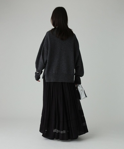 BABYLONE(バビロン)の「コットンボリュームスカート(スカート・レディース・ホワイト/ブラック・フリー)」の6枚目の写真