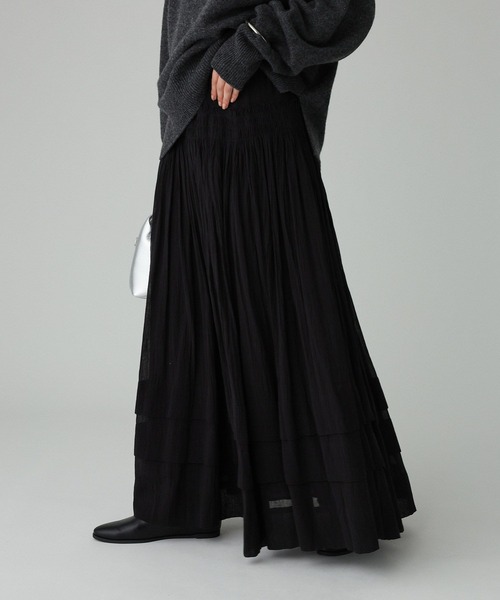 BABYLONE(バビロン)の「コットンボリュームスカート(スカート・レディース・ホワイト/ブラック・フリー)」の7枚目の写真