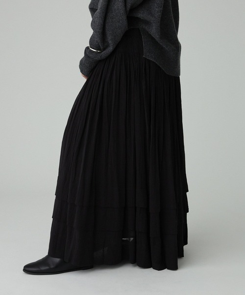 BABYLONE(バビロン)の「コットンボリュームスカート(スカート・レディース・ホワイト/ブラック・フリー)」の8枚目の写真