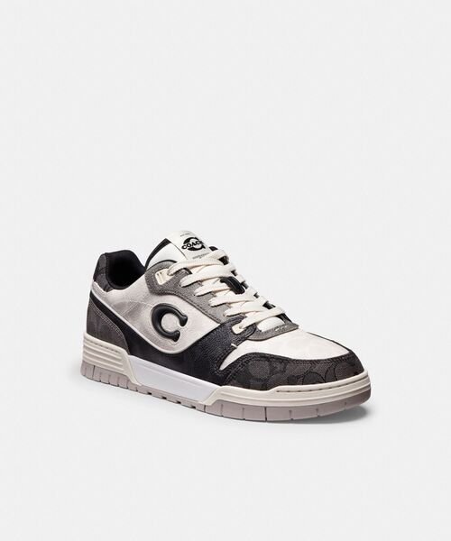 【新品未使用】コーチ　スニーカー　シグネチャー　24.5 COACH サイズ8 COACH - コーチ COACH スニーカー シグネチャー ローカット