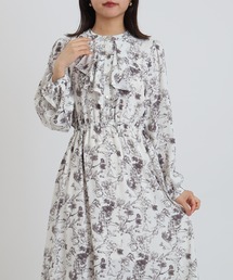 ASTORIA ODIER | 花柄フリルワンピース(ワンピース)