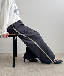 LHELBIE | フリンジラインパンツ(その他パンツ)