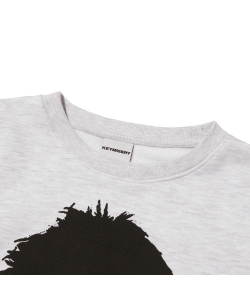KEYMISERY(キーミザリー)の「A'GEM/9 × .kom 『KEYMISERY/キーミザリー』 HUMAN PRINT CROP SWEATSHIRT/ヒューマンプリントデザイン クロップ スウェットシャツ(スウェット・メンズ・ブラック/ライトグレー・S)」の22枚目の写真