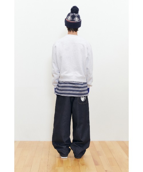 KEYMISERY(キーミザリー)の「A'GEM/9 × .kom 『KEYMISERY/キーミザリー』 HUMAN PRINT CROP SWEATSHIRT/ヒューマンプリントデザイン クロップ スウェットシャツ(スウェット・メンズ・ブラック/ライトグレー・S)」の14枚目の写真
