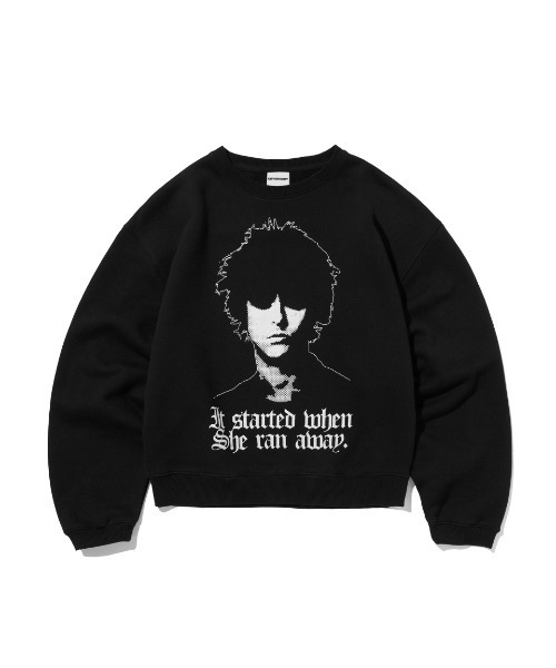 KEYMISERY(キーミザリー)の「A'GEM/9 × .kom 『KEYMISERY/キーミザリー』 HUMAN PRINT CROP SWEATSHIRT/ヒューマンプリントデザイン クロップ スウェットシャツ(スウェット・メンズ・ブラック/ライトグレー・S)」の18枚目の写真
