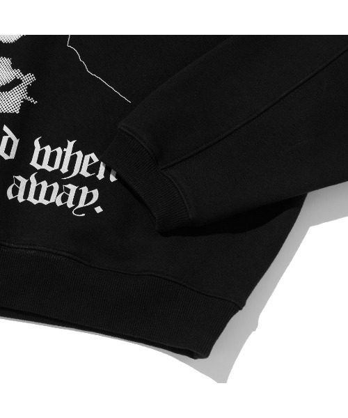 KEYMISERY(キーミザリー)の「A'GEM/9 × .kom 『KEYMISERY/キーミザリー』 HUMAN PRINT CROP SWEATSHIRT/ヒューマンプリントデザイン クロップ スウェットシャツ(スウェット・メンズ・ブラック/ライトグレー・S)」の19枚目の写真