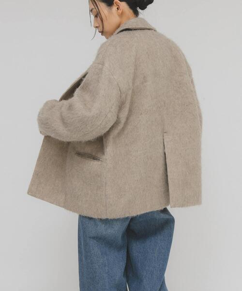 シャギーテーラードジャケット シャギーテーラードジャケット（その他アウター）｜KBF（ケイビーエフ