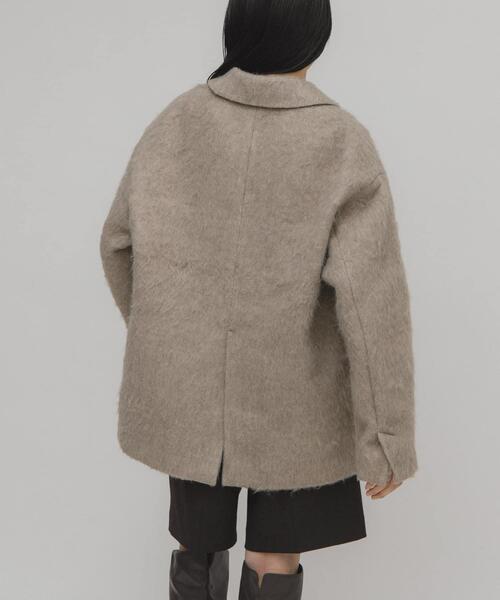 KBF シャギーテーラードジャケット コート KBF｜シャギーテーラードジャケット | Rakuten Fashion(楽天