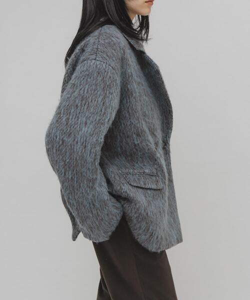 シャギーテーラードジャケット シャギーテーラードジャケット（その他アウター）｜KBF（ケイビーエフ