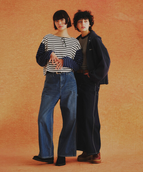 FREAK'S STORE（フリークスストア）の「Lee × FREAK'S STORE/リー 別注 PAINTER PANTS/別注 ペインターパンツ（デニムパンツ・レディース・ネイビー/ブルー/その他・SMALL/MEDIUM）」の6枚目の写真