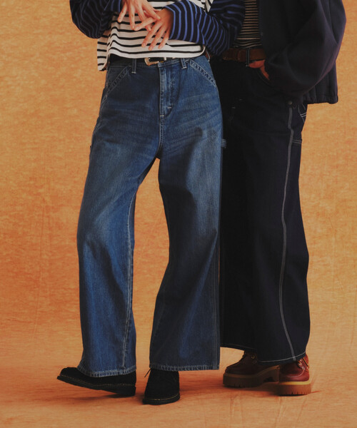 FREAK'S STORE（フリークスストア）の「Lee × FREAK'S STORE/リー 別注 PAINTER PANTS/別注 ペインターパンツ（デニムパンツ・レディース・ネイビー/ブルー/その他・SMALL/MEDIUM）」の7枚目の写真