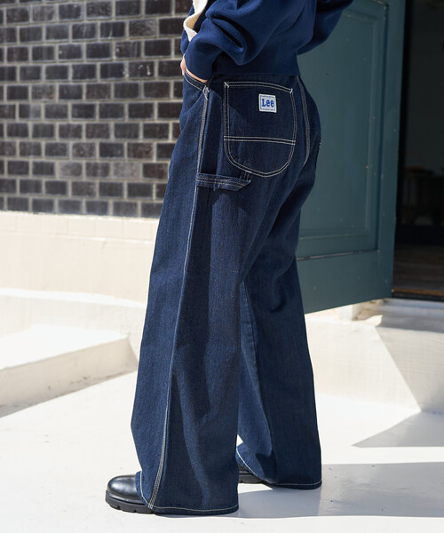 FREAK'S STORE（フリークスストア）の「Lee × FREAK'S STORE/リー 別注 PAINTER PANTS/別注 ペインターパンツ（デニムパンツ・レディース・ネイビー/ブルー/その他・SMALL/MEDIUM）」の11枚目の写真