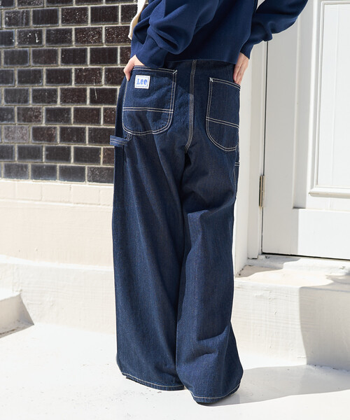 FREAK'S STORE（フリークスストア）の「Lee × FREAK'S STORE/リー 別注 PAINTER PANTS/別注 ペインターパンツ（デニムパンツ・レディース・ネイビー/ブルー/その他・SMALL/MEDIUM）」の12枚目の写真