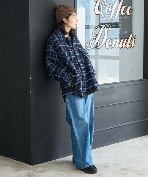 FREAK'S STORE（フリークスストア）の「Lee × FREAK'S STORE/リー 別注 PAINTER PANTS/別注 ペインターパンツ（デニムパンツ・レディース・ネイビー/ブルー/その他・SMALL/MEDIUM）」の17枚目の写真