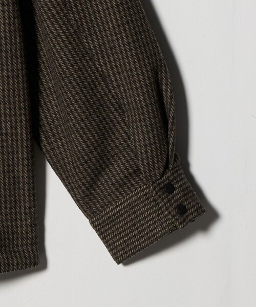 CITEN（シテン）の「＜CITEN＞ミニチェックジャケットグレー（カバーオール・レディース・ダークグレー・M/S）」の10枚目の写真