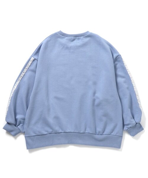 algy（アルジー）の「レースナンバリングBIGトレーナー（スウェット・キッズ・オフホワイト/ブラック/サックスブルー・XX-SMALL/X-SMALL/SMALL/MEDIUM）」の9枚目の写真