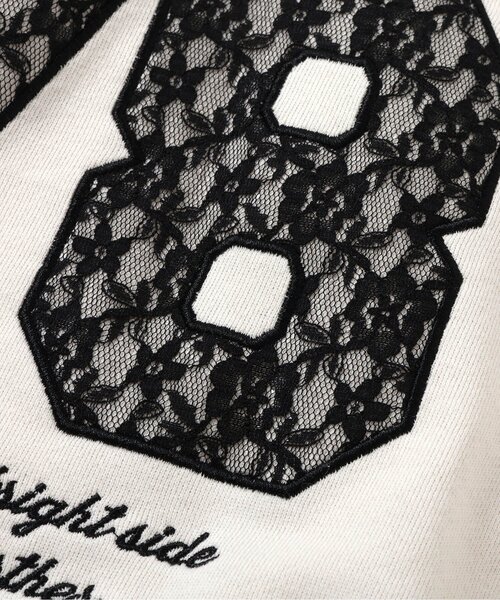 algy（アルジー）の「レースナンバリングBIGトレーナー（スウェット・キッズ・オフホワイト/ブラック/サックスブルー・XX-SMALL/X-SMALL/SMALL/MEDIUM）」の10枚目の写真