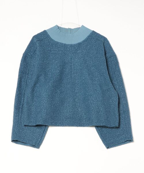 FREE STYLISTS(フリー スタイリスト)の「YUGA_YGMC Drop shoulder wool-look top(ニット/セーター・レディース・オフホワイト/グレー/ブルー・FREE)」の20枚目の写真