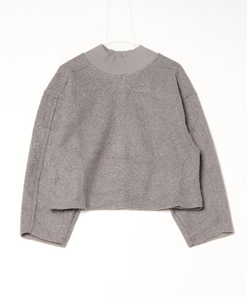 FREE STYLISTS(フリー スタイリスト)の「YUGA_YGMC Drop shoulder wool-look top(ニット/セーター・レディース・オフホワイト/グレー/ブルー・FREE)」の22枚目の写真