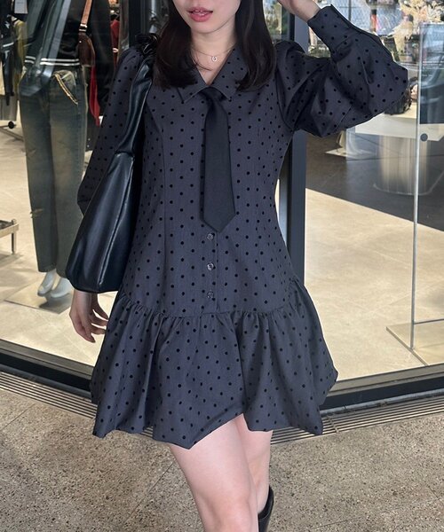 ORGUE Frill mini one-piece【Black】 ORGUE Frill mini one-piece