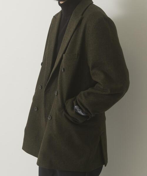 セール】ウール混ダブルブレストジャケット（その他アウター）｜ITEMS