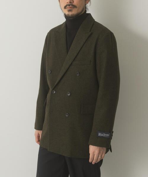 ITEMS URBANRESEARCH（アイテムズ アーバンリサーチ）の「ウール混ダブルブレストジャケット（その他アウター・メンズ・モカ/カーキ/ブラック・MEDIUM/LARGE）」の9枚目の写真