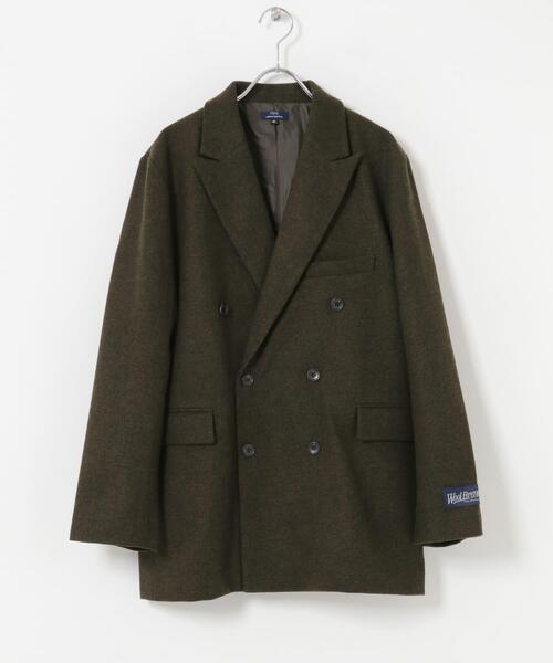 stein ダブルブレストジャケット M オリーブグリーン stein ダブルブレストジャケット M オリーブグリーン ssstein - 【残り