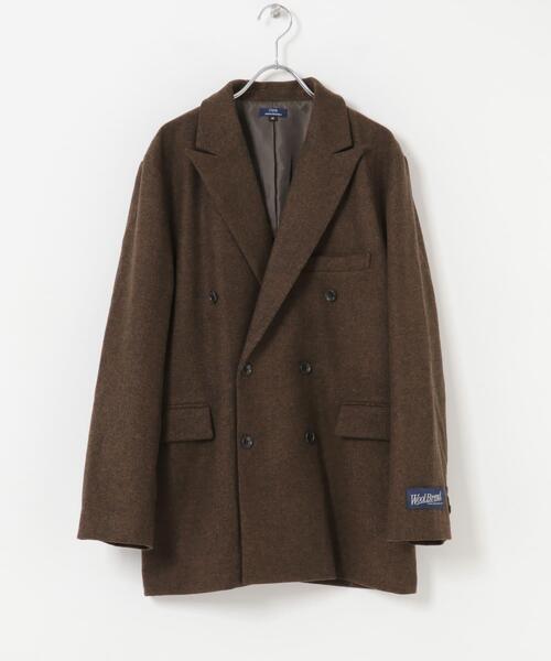 セール】ウール混ダブルブレストジャケット（その他アウター）｜ITEMS