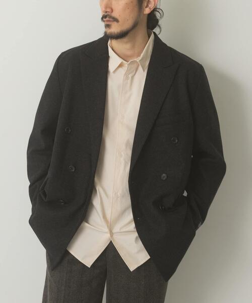 ITEMS URBANRESEARCH（アイテムズ アーバンリサーチ）の「ウール混ダブルブレストジャケット（その他アウター・メンズ・モカ/カーキ/ブラック・MEDIUM/LARGE）」の21枚目の写真