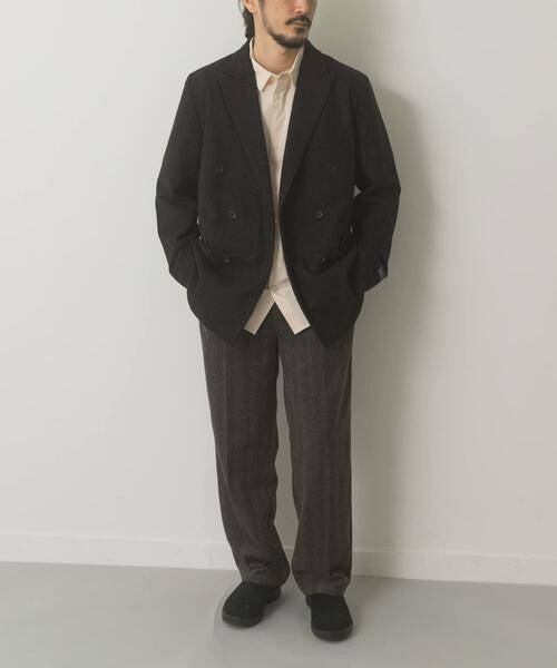 セール】ウール混ダブルブレストジャケット（その他アウター）｜ITEMS