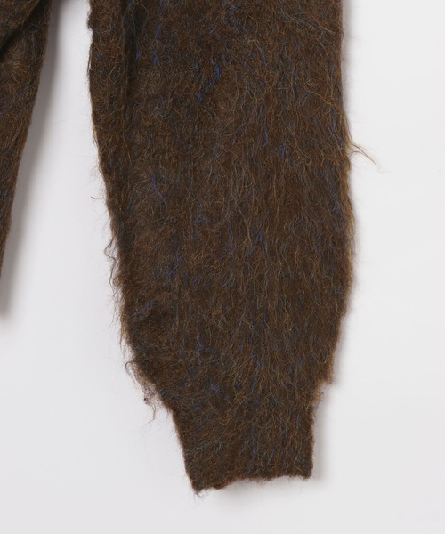 ALAND（エーランド）の「【UNISEX】ALAND／Aロゴシャギーカーディガン（カーディガン/ボレロ・レディース・グレー/ブラウン・LARGE/SMALL）」の15枚目の写真