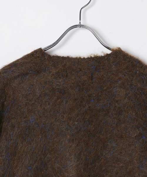 ALAND（エーランド）の「【UNISEX】ALAND／Aロゴシャギーカーディガン（カーディガン/ボレロ・レディース・グレー/ブラウン・LARGE/SMALL）」の17枚目の写真