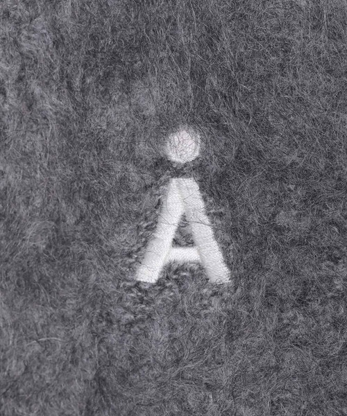 ALAND（エーランド）の「【UNISEX】ALAND／Aロゴシャギーカーディガン（カーディガン/ボレロ・レディース・グレー/ブラウン・LARGE/SMALL）」の20枚目の写真