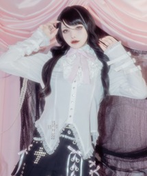 AVENCHUMU（アバンチュウム）の「little angel frill blouse（シャツ/ブラウス）」