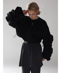 :ETHROF（イーサオブ）の「NYLON GATHERED SHORT BLOUSON（その他アウター）」