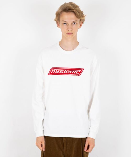 HYSTERIC GLAMOUR（ヒステリックグラマー）の「HYSTERIC LOGO Tシャツ（Tシャツ/カットソー・メンズ・ホワイト/ブラック/ブラウン・SMALL/MEDIUM/LARGE/X-LARGE）」の5枚目の写真