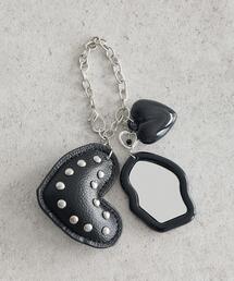 earth music&ecology | ハートモチーフミラー付きチャーム(キーホルダー)