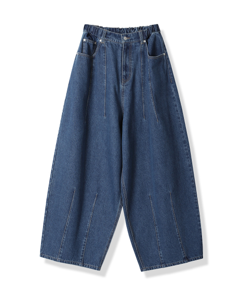 AVANDRESS（アバンドレス ）の「Super Wide Dart Denim Pants BLACK（デニムパンツ・レディース・ブラック・MEDIUM/X-LARGE）」の5枚目の写真